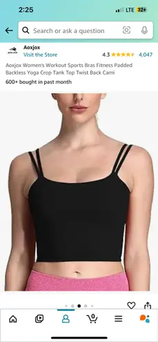 Amazon Aoxjox Sports Bra Top