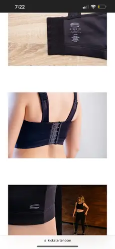 SIGGIE LODOEN Black No Bounce Sports Bra