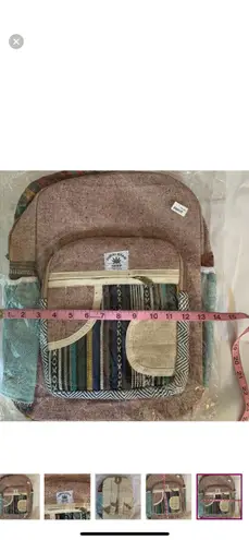 Himalayan Hemp New  Trendy Back Pack Hippie Festival Y2K