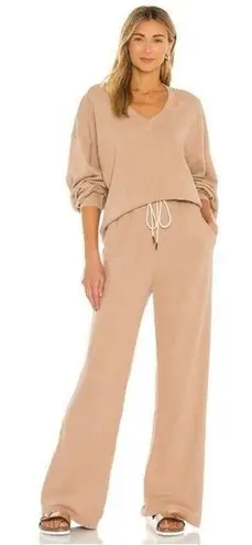 Citizens of Humanity NEW  Nia Wide Leg Lounge Sweatpants in Nougat sz XS