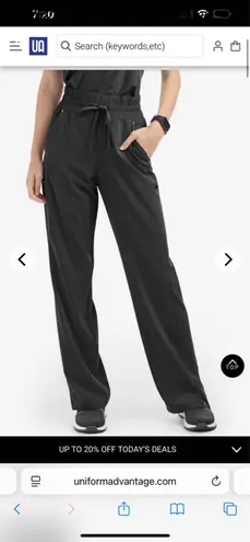 Uniform Advantage XS Petite Easy Stretch Ellie High Waisted Scrub Pants