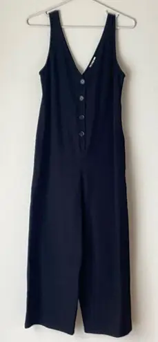 Sadie & Sage sz S black sleeveless wide leg Jumpsuit