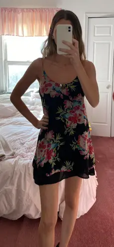Lucy Love Black And Floral Sundress
