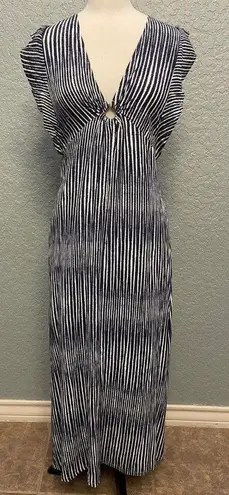 Hem & Thread  NEW Striped Ruffle Maxi Dress