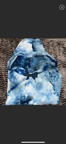 Kyodan cropped tie dye hoodie