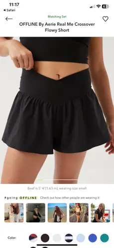 Aerie Crossover Flowy Shorts - Image 4