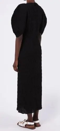 Mara Hoffman Mara Hoffman Aranza Dress in Black Gauze Popcorn Size Small