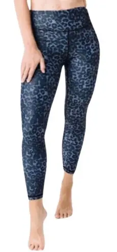 Zyia Stone Leopard Scrunchy Light n Luxe 7/8 24” Leggings 8-10