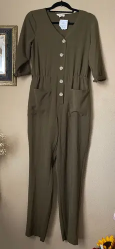 Olive Green Jumpsuit