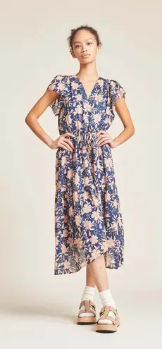 Birds of Paradis by trovata Kristi Midi Dress Blue