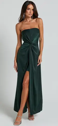 Showpo Green Maxi Dress