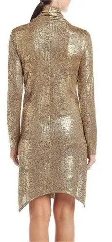 NWT Fever Gold Metallic Dress Size XL