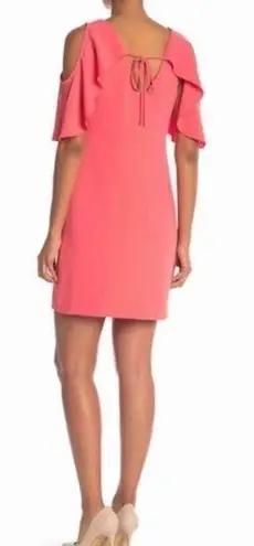 Trina Turk CTrina Turk Coral Kaidance Cold Shoulder Dress sz Small