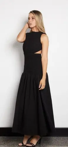 SNDYS Lottie Dress in Black Small New Womens Maxi Gown