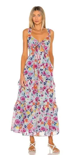 Banjanan Serafina Dress in Fiesta Sky Blue Blue Size M