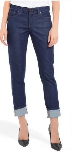 Mott & Bow Boyfriend Jeans in dark indigo blue Size 26