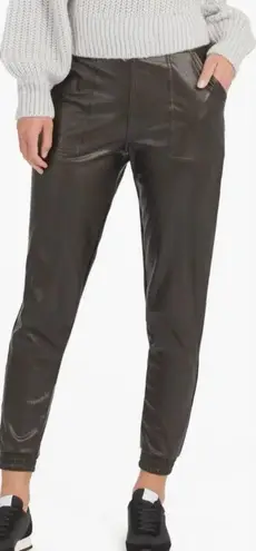 Spanx - Faux Leather Jogger Pants Black