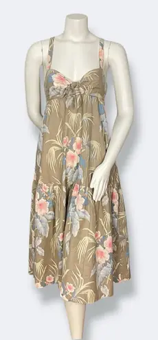 Vintage 1970s Plain Jane Dress Hawaiian Cut