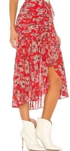 Cinq à Sept 💕CINQ A SEPT💕 Midi Kathleen Skirt ~ Venetian Red