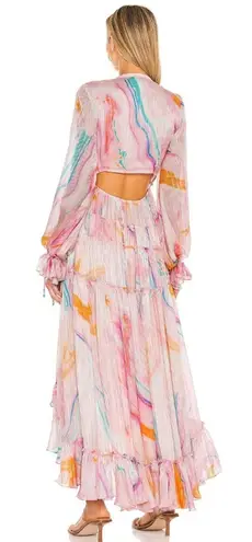 ROCOCO SAND Davina High Low Dress in Pink XS