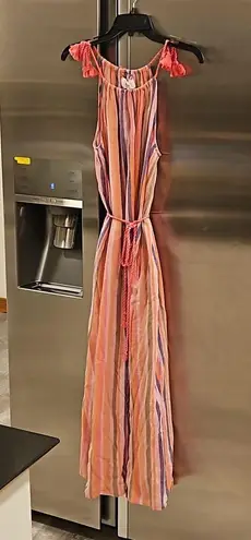 💕XIRENA💕 Esme Midi Dress ~ Citrus Melange Small S NWT Pink