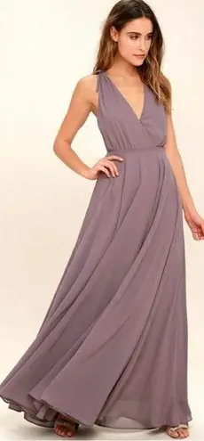 Lulus Dance The Night Away Maxi Dress Purple 30 65 Off Retail From Zandy