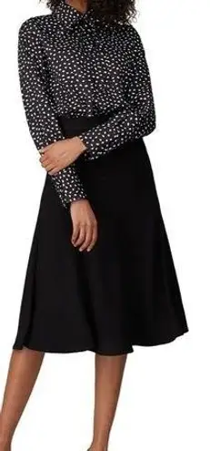 Jason Wu RTR RTR Polka Dot Neck Tie Blouse size 8 / Medium