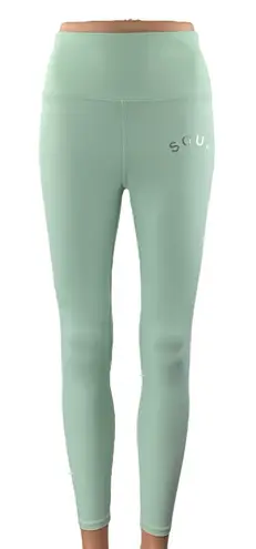 Soul Women's Mint Green High Waisted Yoga Workout Athletic Leggings Pants Size M Size M