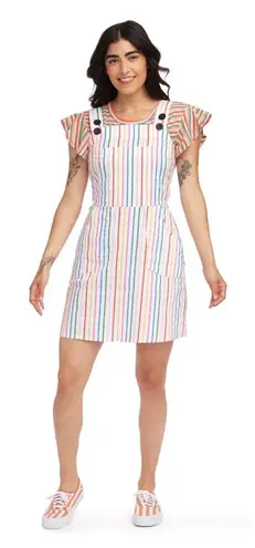 Nooworks Ban.Do X Overall Dress Rainbow Stripe