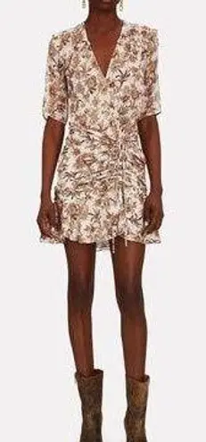 Veronica Beard ππ Dakota Dress Silk ~ Blush Multi-Color Floral Print 4 NWOT