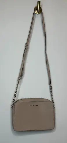 MICHAEL Michael Kors Jet Set Large Saffiano Leather Crossbody Bag Truffle Tan