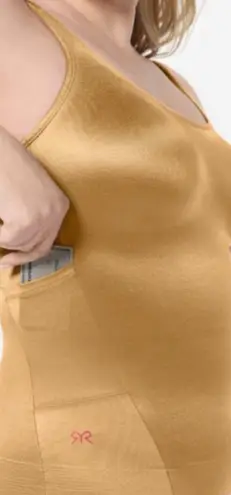 NWT Ruby Ribbon Simply Smooth Pocket Cami SL3073 Gold Umber Size 32