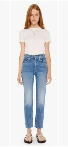 💕MOTHER💕 The Tomcat Ankle Fray Jeans ~ On The Road Button Fly 30 NWOT Blue - Image 3