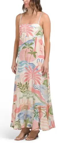 Paper Heart Tropical Print Tie