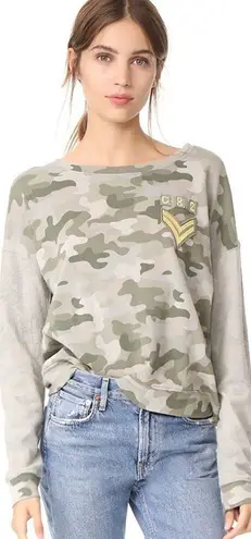 Rails Kelli Camo Sweatshirt Military Patch Detail Size XS Camouflage #A6-2 - Image 1