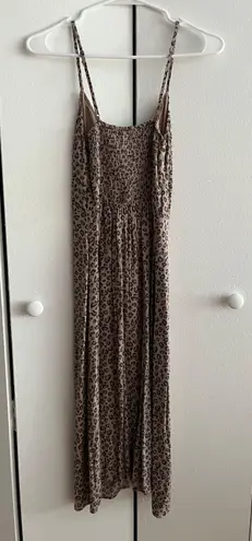 Abercrombie & Fitch Cheetah Print MIDI Dress