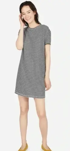 Everlane  Striped Cotton T-Shirt Dress Size Medium