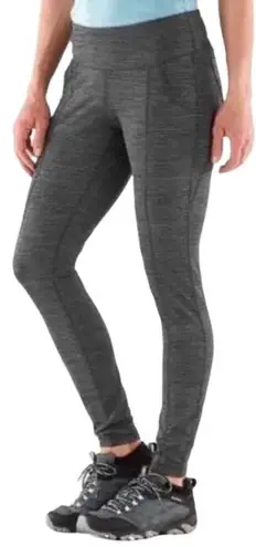 Kuhl Skulpt Skinny Stretch Pant Women’s Large Heathered Charcoal UPF50+ Hiking