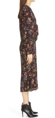 Veronica Beard Amber silk blend multicolor midi
