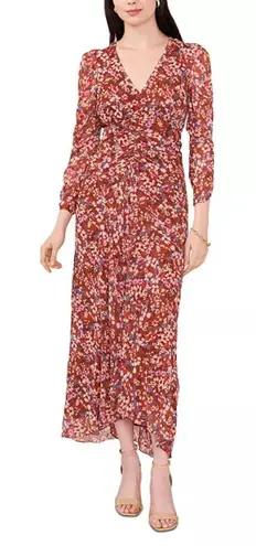 Msk Women's Floral Chiffon V