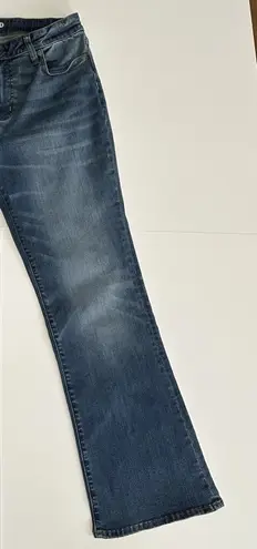 Lands End Light Blue Size 12 Curvy Bootcut Jeans W 31.5 And 29" Inseam Mid Rise