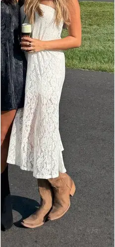Anthropologie  Lace Skirt OR Dress thumbnail 1