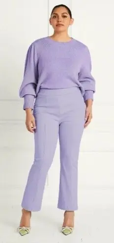 Hill House The Claire Stretch Preppy Quiet Luxury Casual Lavender Pant NWT Small