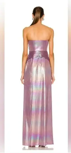 Retrofête Retrofete Soleil Dress in Lilac Aurora Size Small Strapless NWT Cutout Maxi