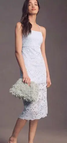 BHLDN Maria Sleeveless Lace Midi Dress Sz XS Party Bridesmaids Prom timeless