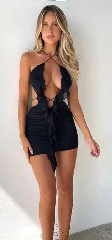 Outcast black Mini Dress Size L - Image 3