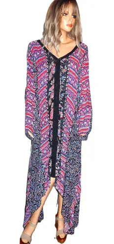 Vintage Nostalgia Boho High Lo Dress XL