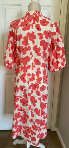 Studio 1 Womens Short Sleeve Floral Midi Fit + Flare Dress Sz 10 Brand New Multi