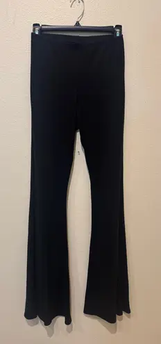 Windsor  Black Ripped Flare Leggings - Image 1