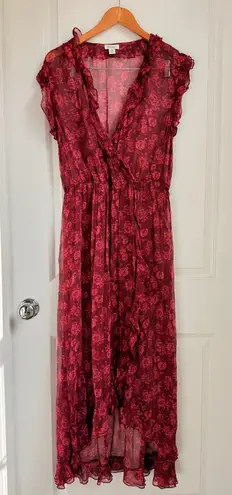 Sundance Bennington Blooms Dress Medium Rose Garden Party Fairycore Y2K Boho Pink